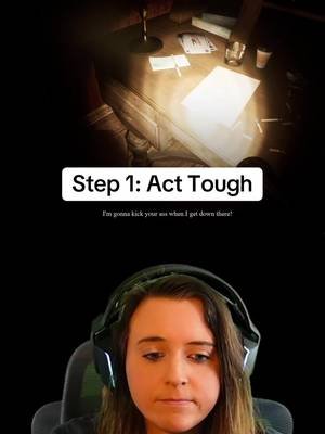 Step 1: Act tough Step 2: Regret everything 😭  #horrorgaming #indiehorror #jumpscare #scarygames #gamingclips