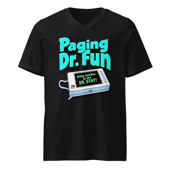 Dr. Fun Snacks V-Neck Tee product image (1)