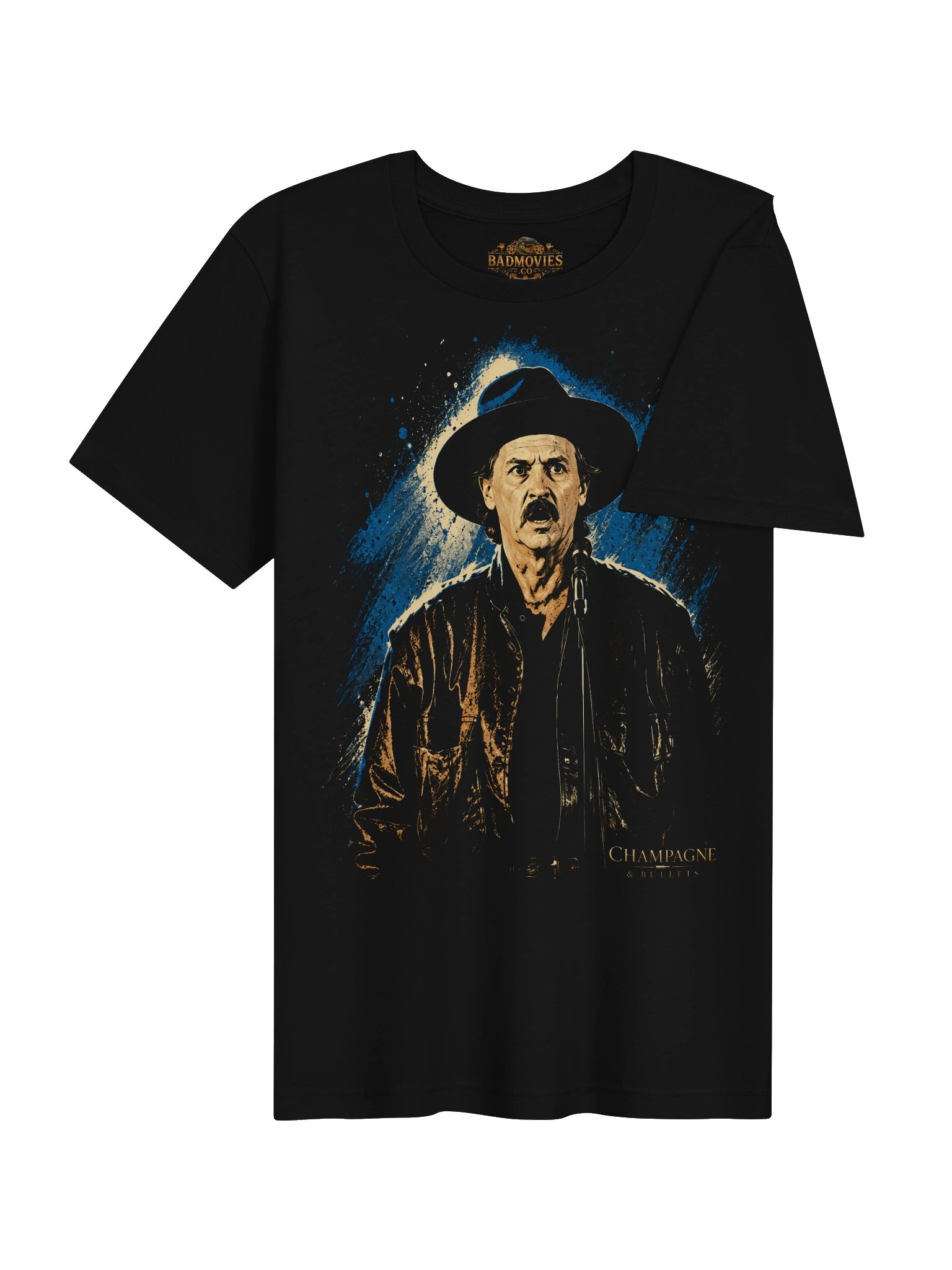 Champagne and Bullets — John De Hart Cult Movie T-Shirt product image (4)
