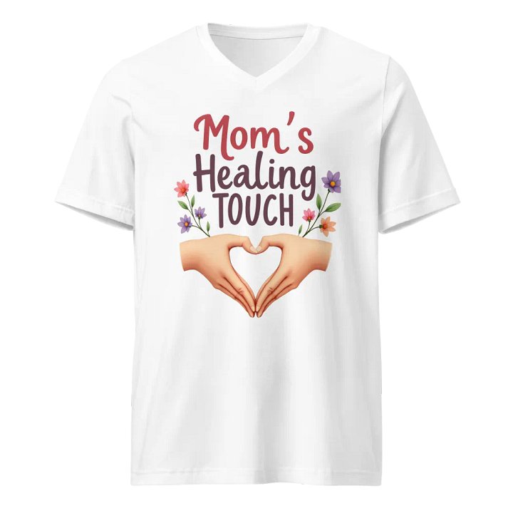 Mom's Healing Touch V-Neck Tee product image (5)