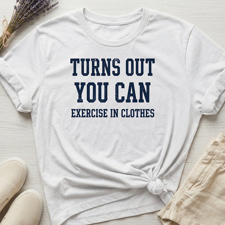 Good Clean Fun: "Exercise In Clothes 2" Organic T-Shirt product image (3)