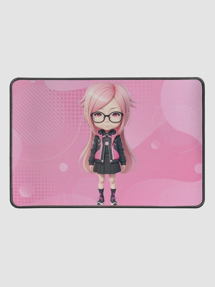 (PINK CHIBI) K Desk Mat 12" x 18" product image (1)