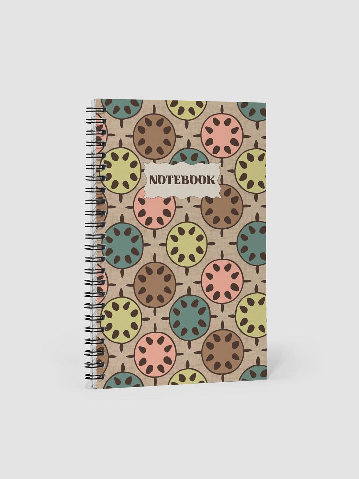 Dancing Bug Medallions Spiral Notebook product image (2)