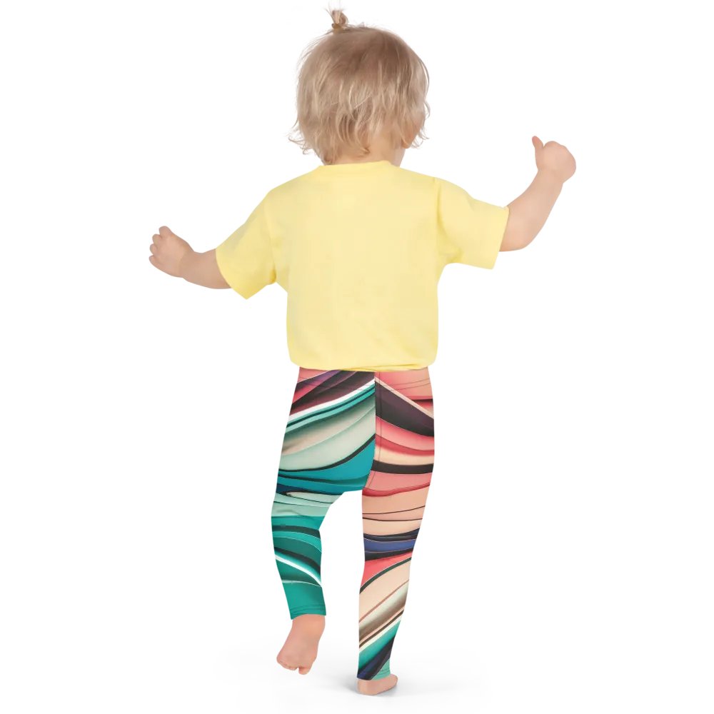 TDS Music Kids Abstract Leggings in Vibrant Colors (Sizes 2T-7) product image (5)
