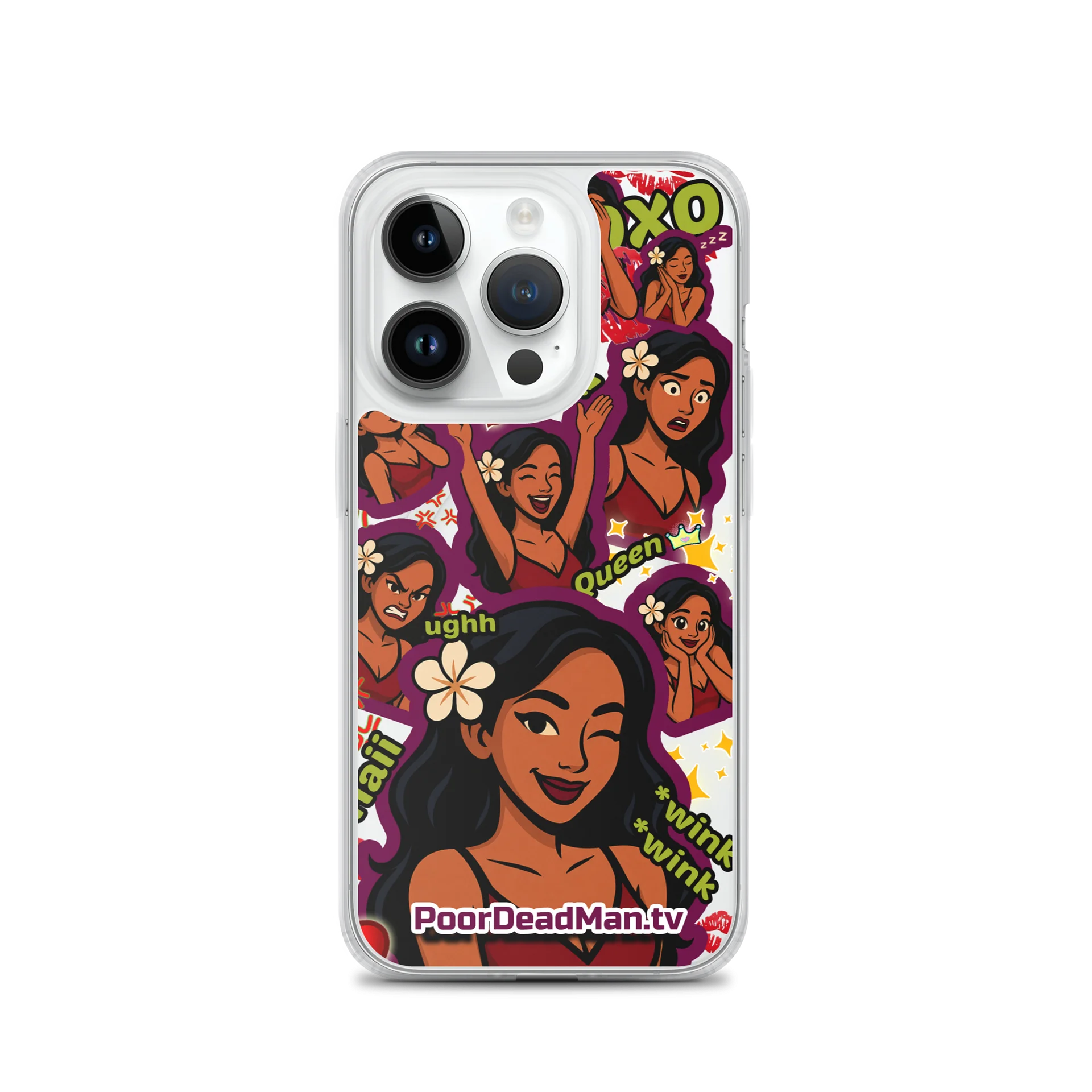 Pinky Pop Clear Phone Case product image (1)