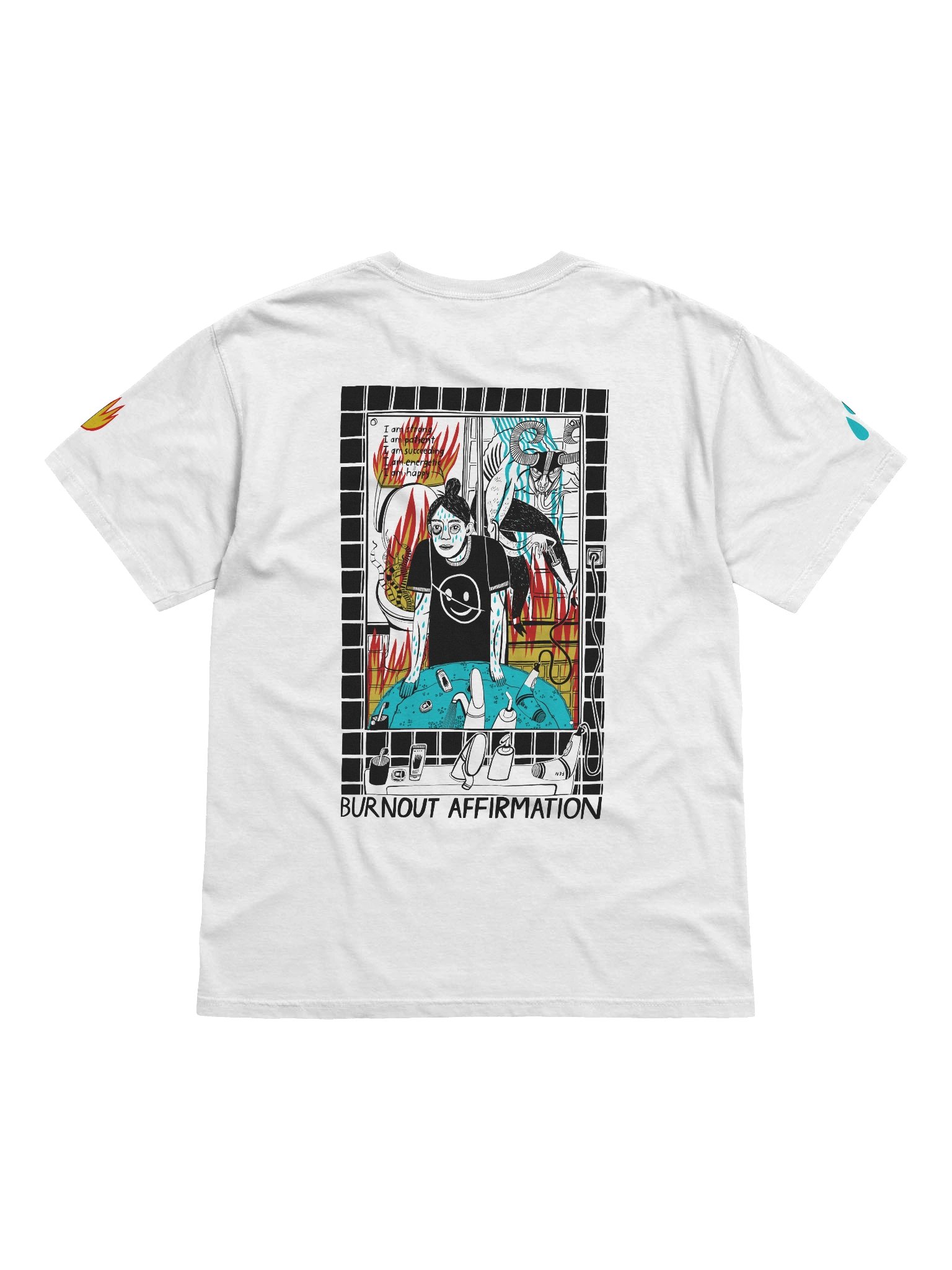 BURNOUT AFFIRAMATION t-shirt product image (2)