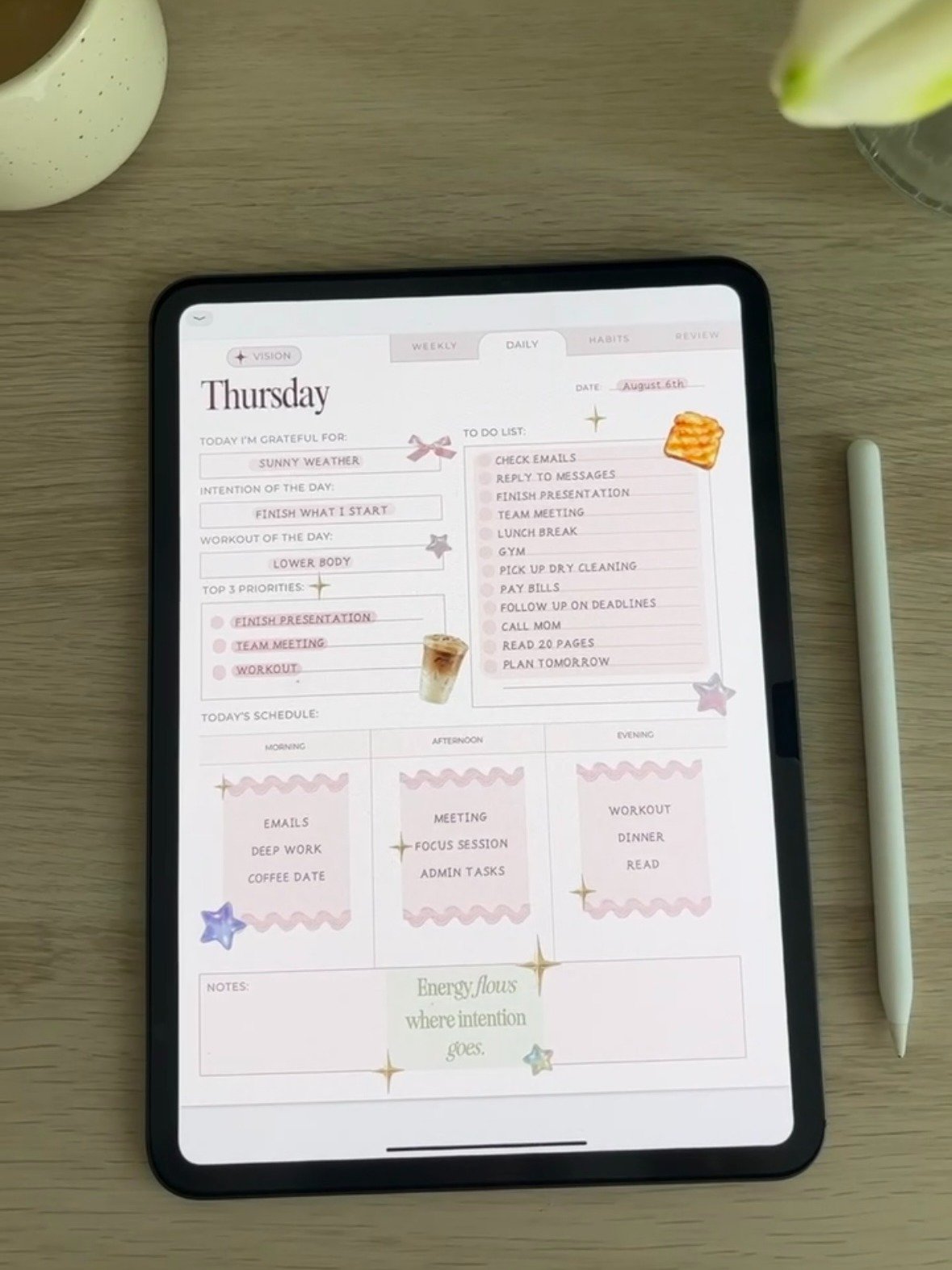 The Intentional Week Planner product image (4)