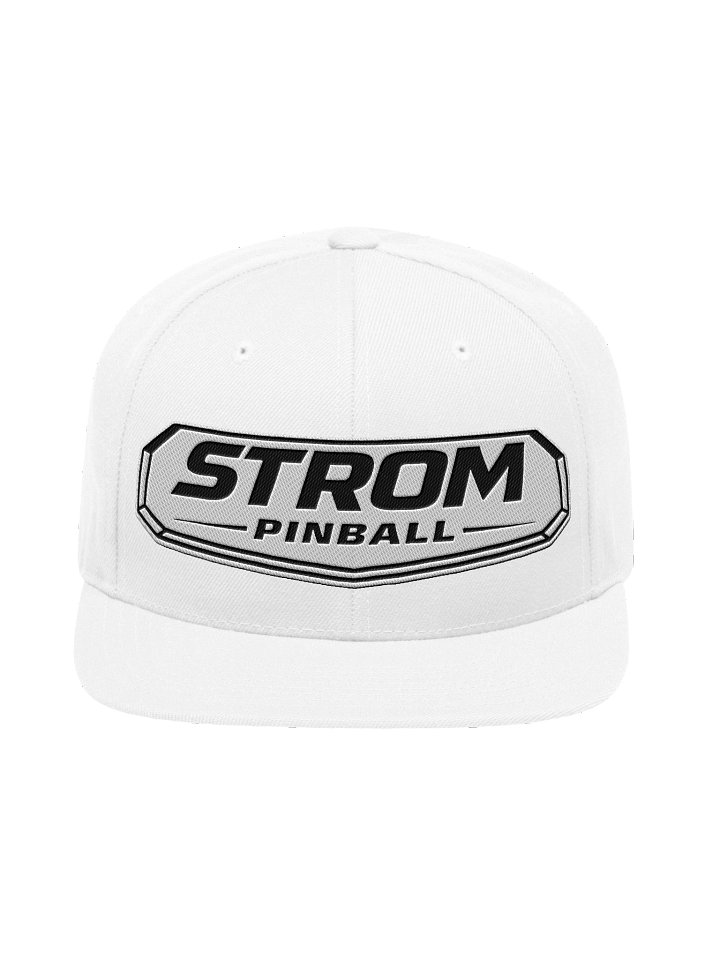 Strom Pinball Hat- White product image (1)