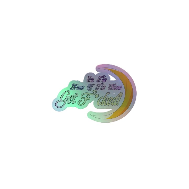 In The Name Of The Moon | Sailor Moon Holographic Sticker product image (1)