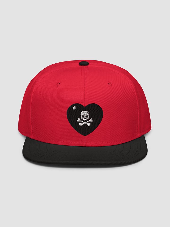 [IrishJohnGames] Skull Heart Snapback Otto Cap product image (1)