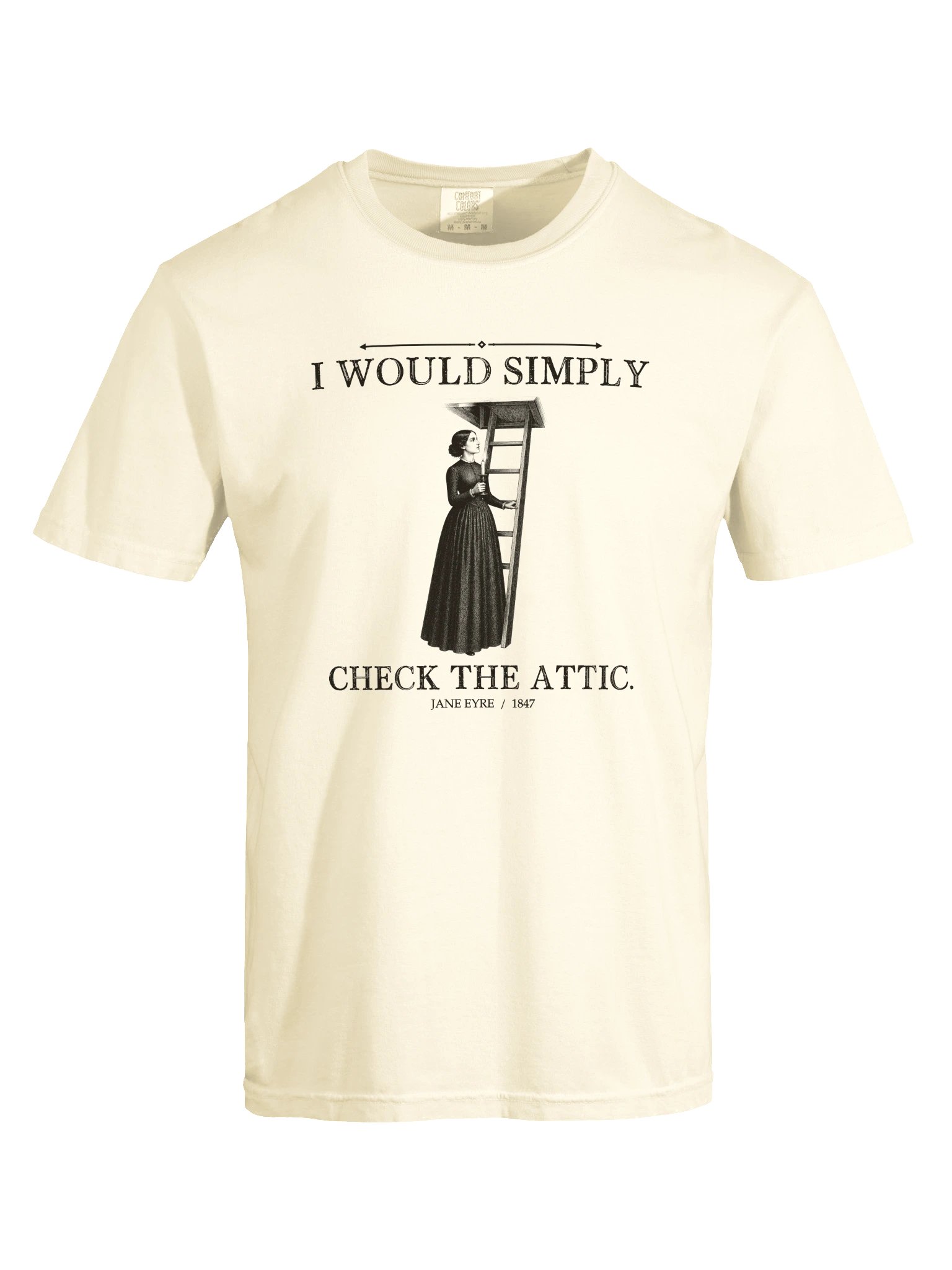 Check The Attic -- Jane Eyre Tee (Light) product image (17)