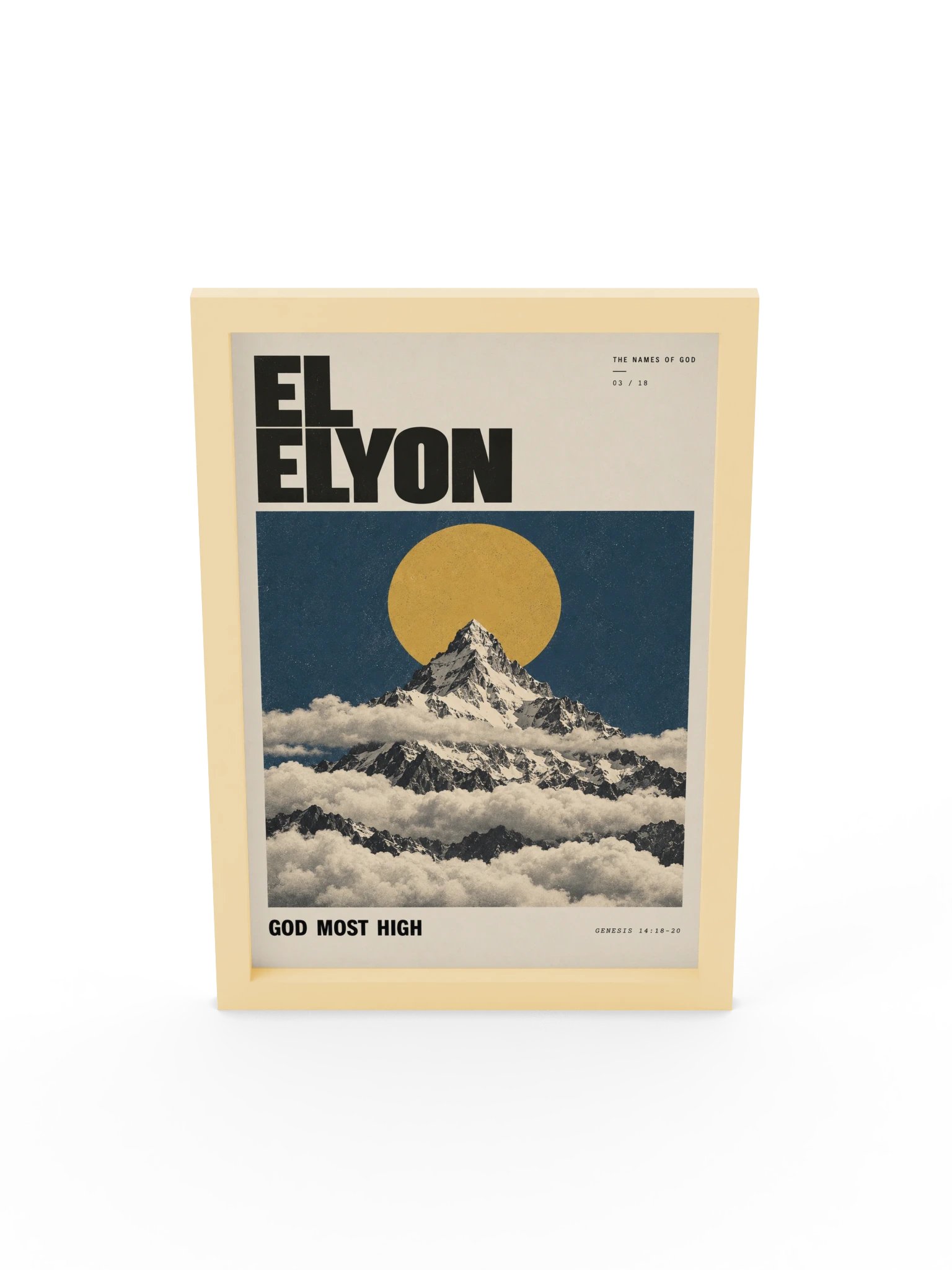 El Elyon | Names of God Framed Print product image (9)