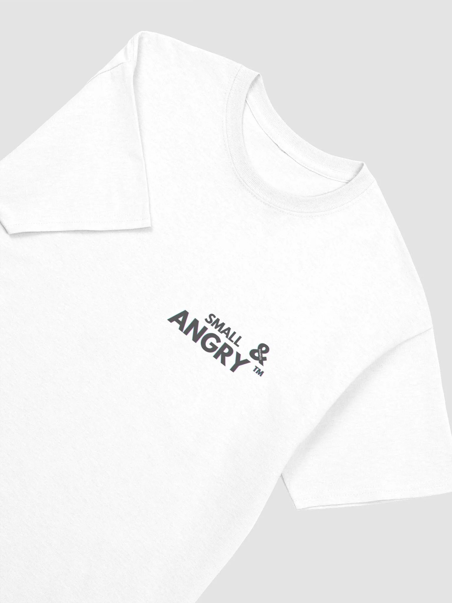 Small & Angry™ T - Black Text product image (9)