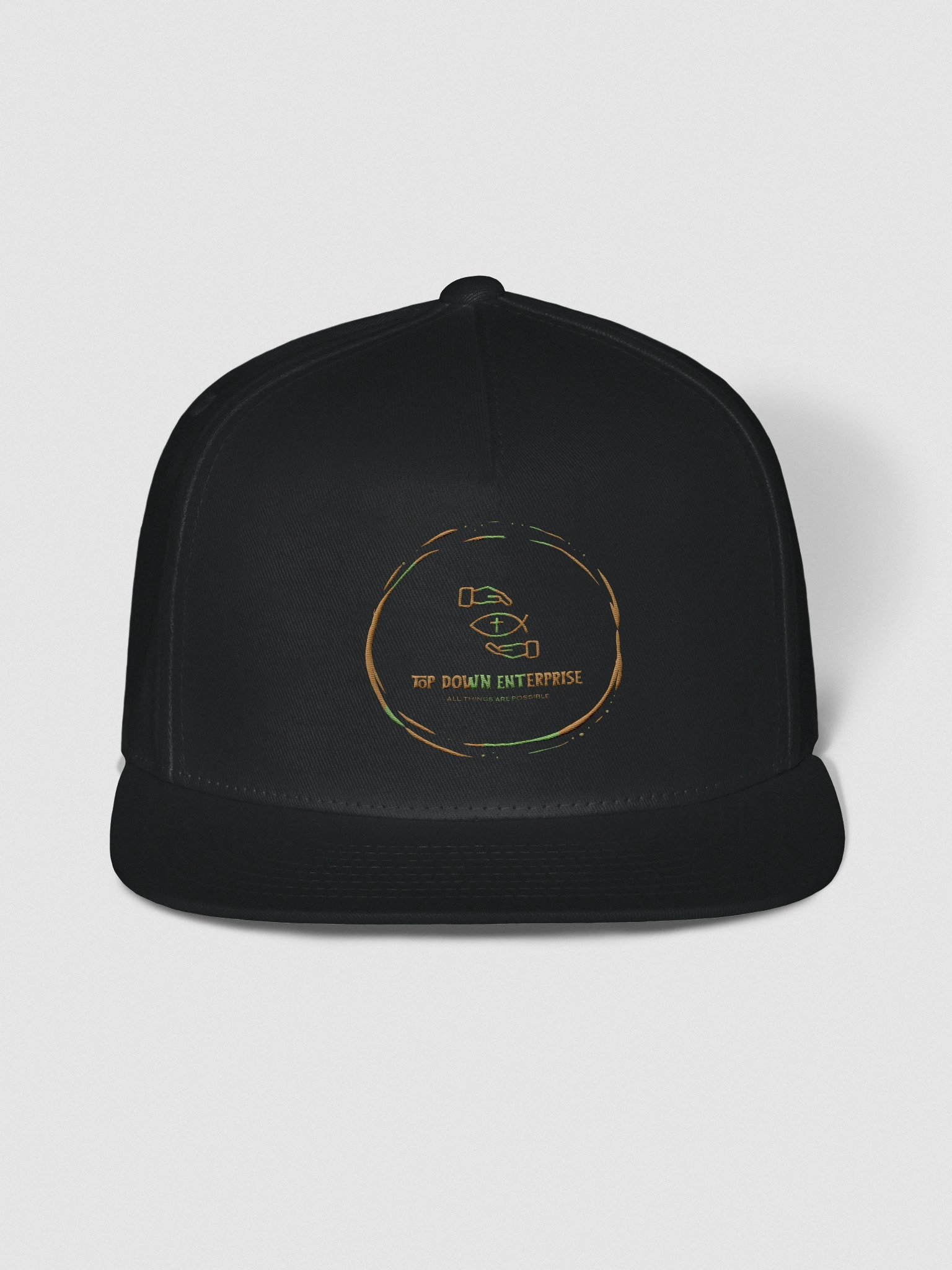Top Down Gold Logo QR Snapback product image (1)