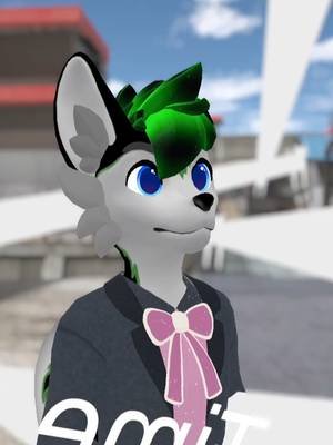 my kitten is bigger then @faewyldes #furry #babyfur #vrchat
