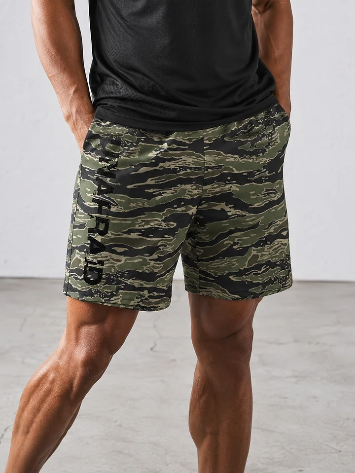 UNAFRAID Tiger Stripe 7" Hybrid Training Shorts product image (1)