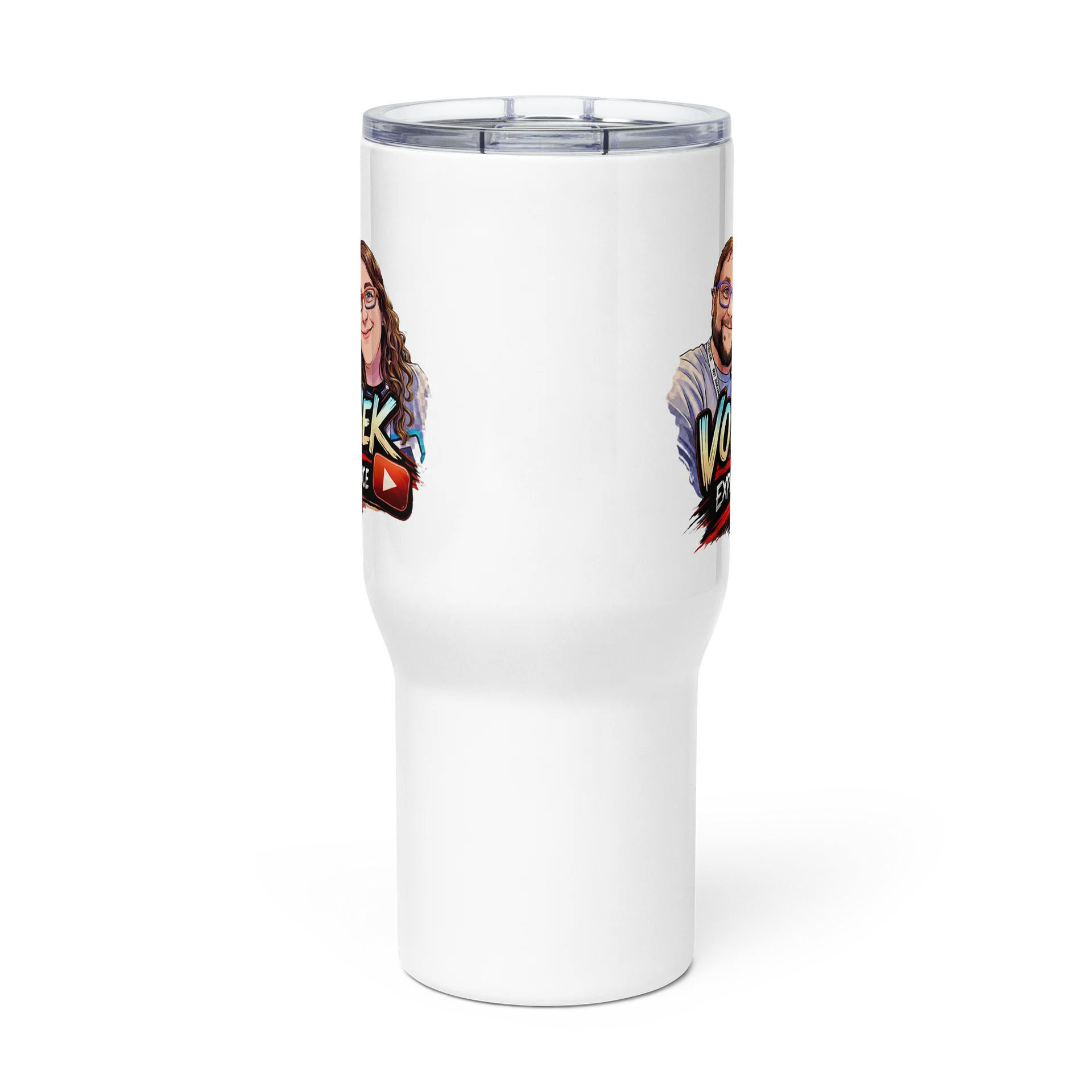The Vochek Experience Logo Travel Mug with Handle product image (2)