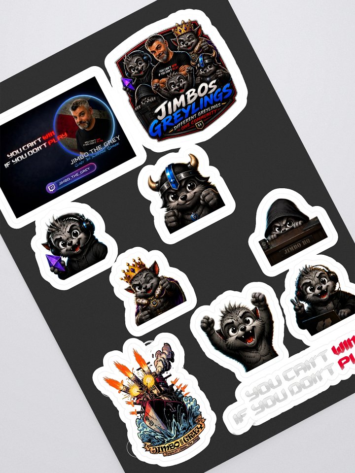 Jimbo Sticker Sheet product image (1)