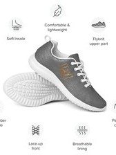 LM Aura™ Smoke Men’s Sneakers | Lightweight Flyknit Shoes product image (5)