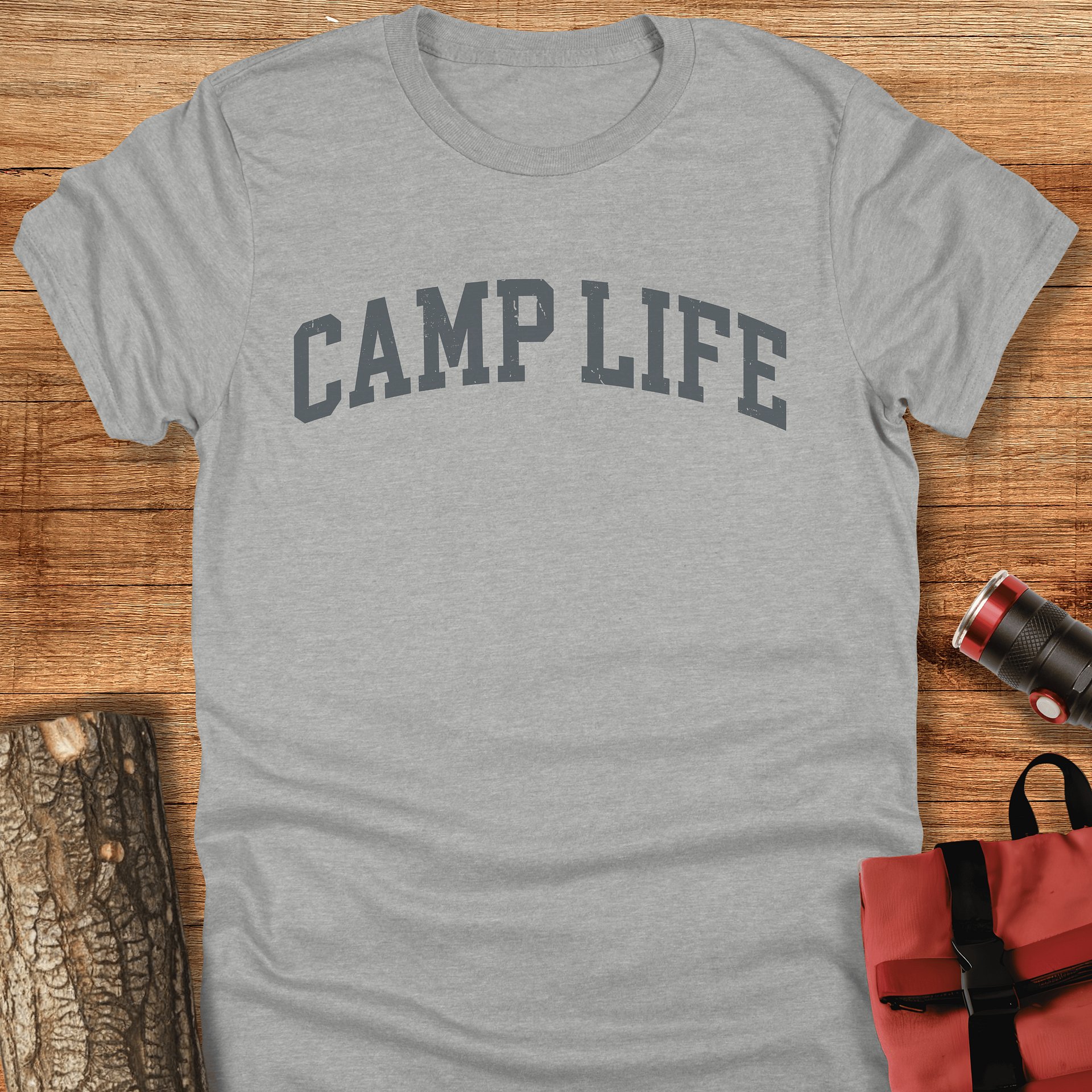 Camp life collegiate, Camping t-shirt, Unisex product image (2)