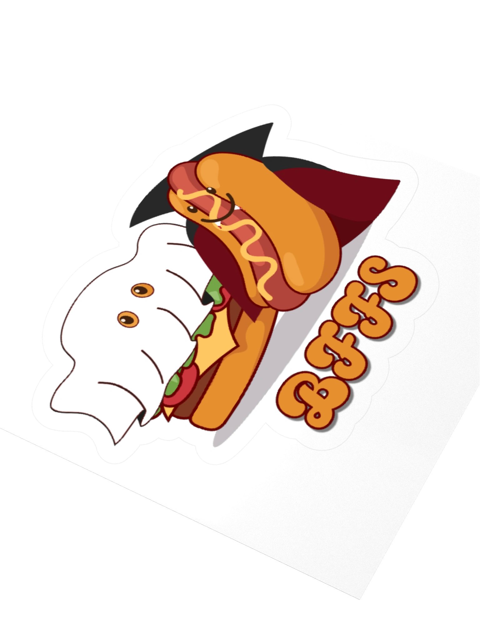 Halloween BFFS Stickers Hamburger and Hotdog product image (3)