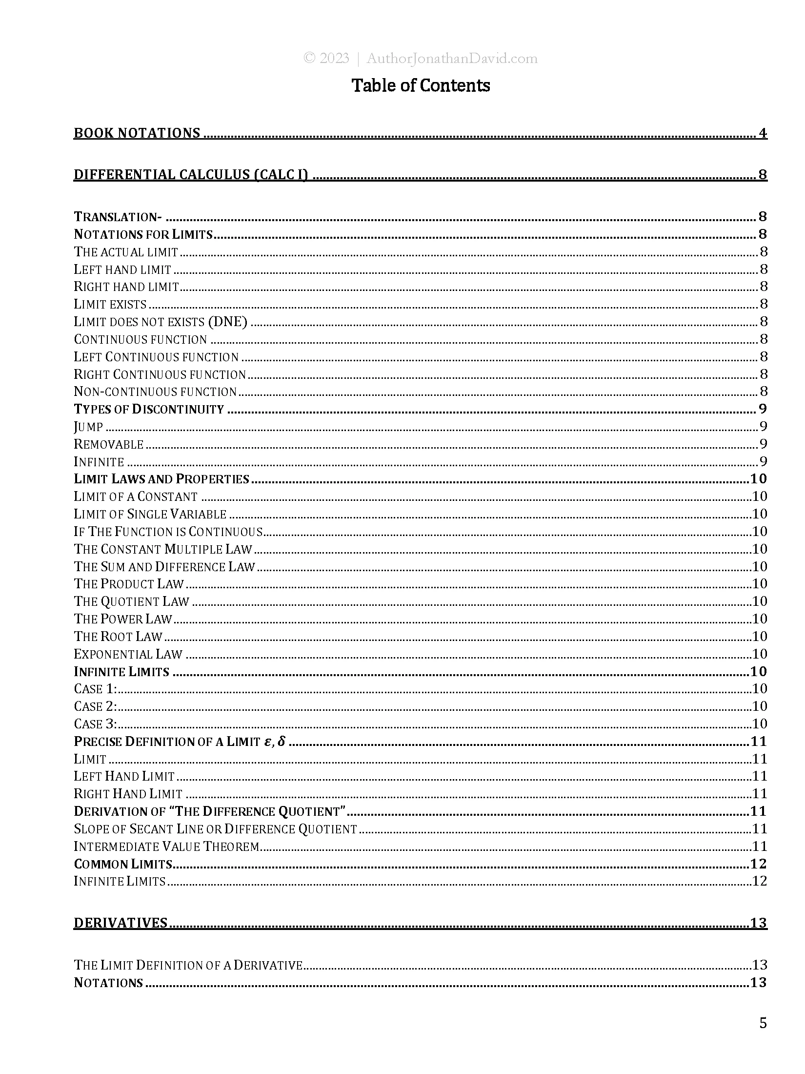 The Ultimate Cheat Sheet for STEM Majors | Calculus 1 product image (2)