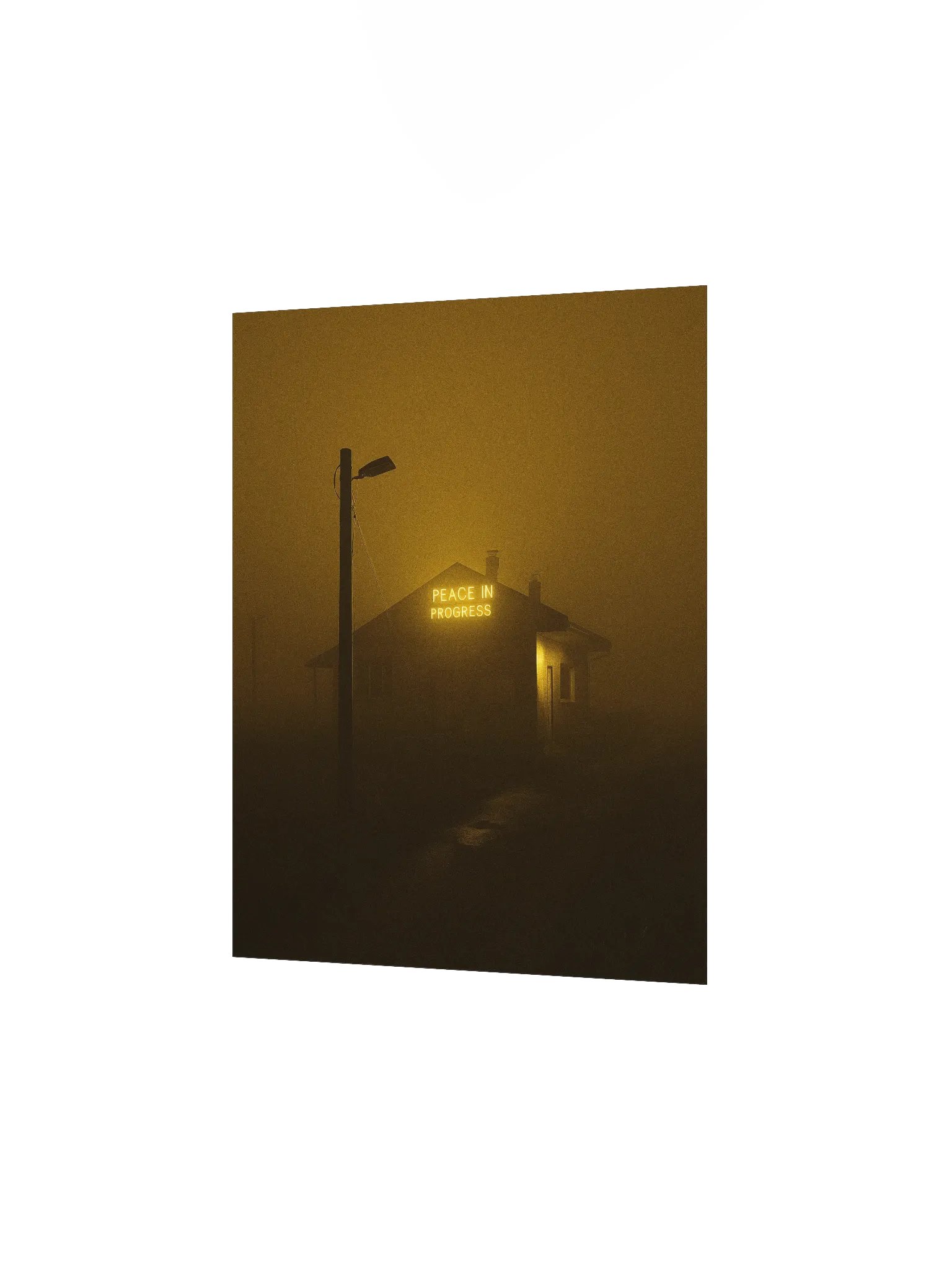 "Peace in Progress" Matte Poster product image (2)