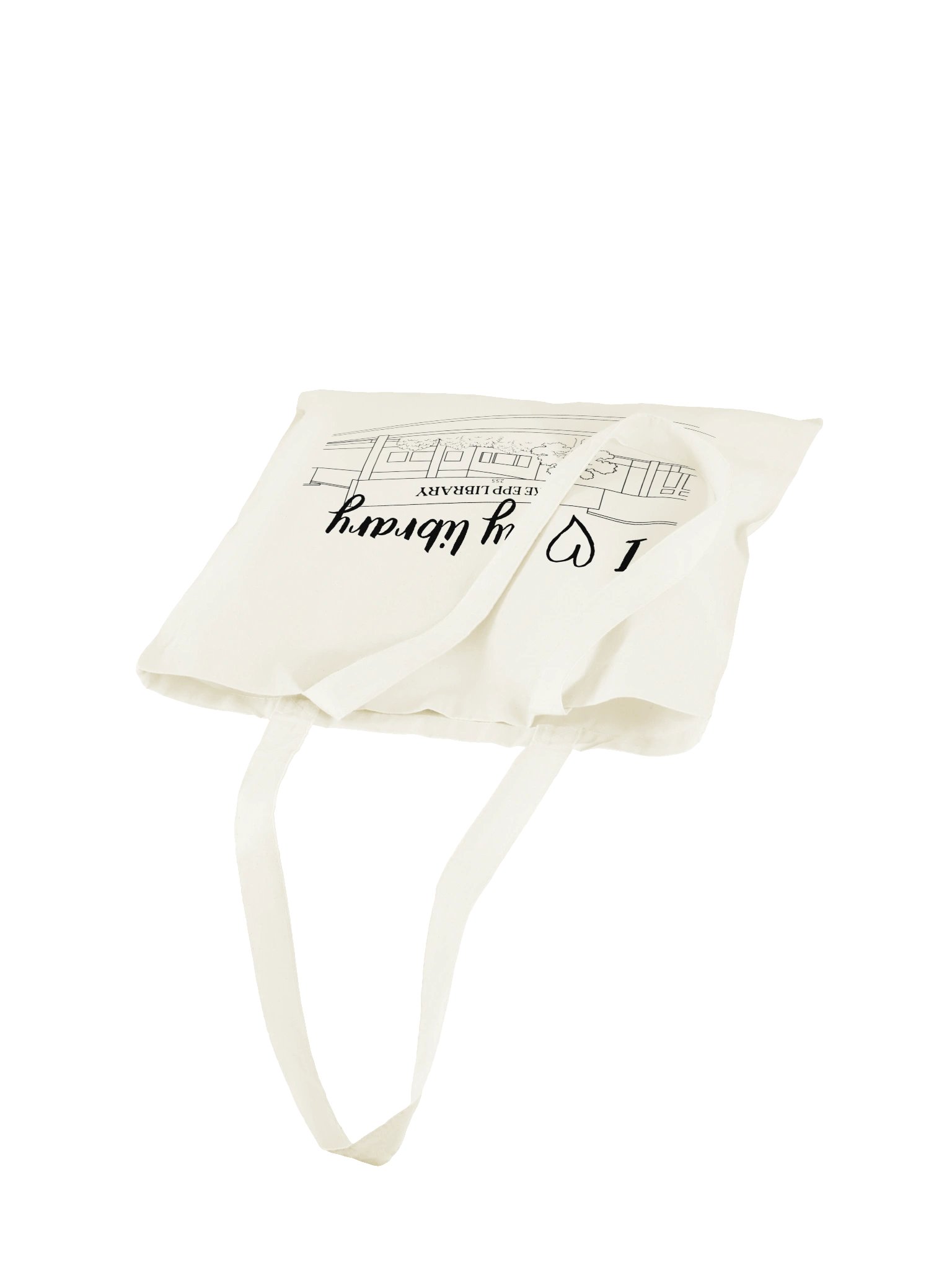I Heart My Library Tote Bag product image (4)