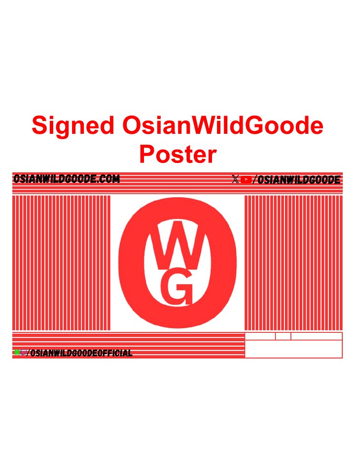 Signed OsianWildGoode Poster product image (1)