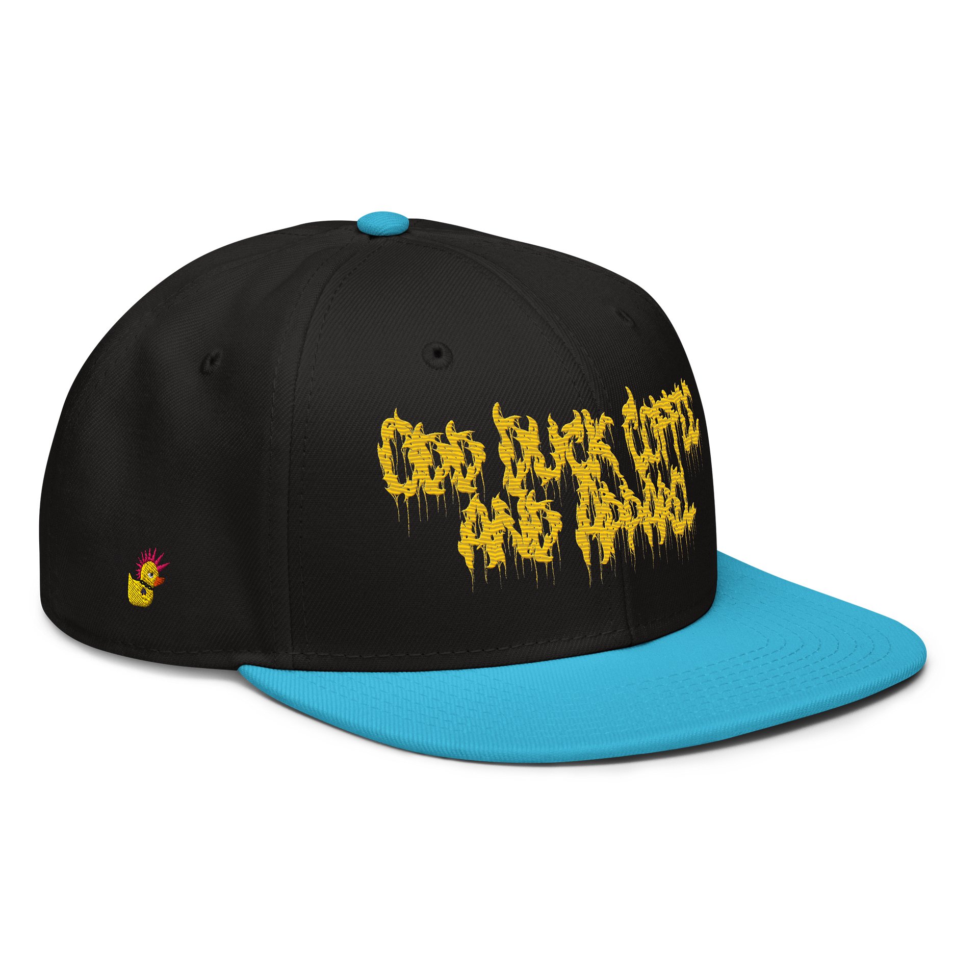 Odd Duck Coffee and Apparel Death Metal Logo Wool Snapback Hat product image (6)