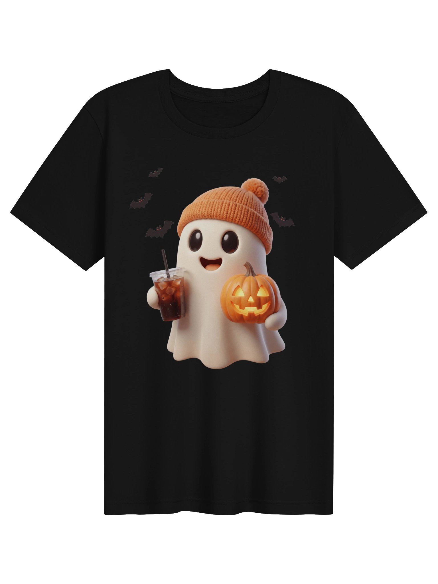 Cute Ghost T-Shirt | Halloween Iced Coffee & Pumpkin Tee product image (17)