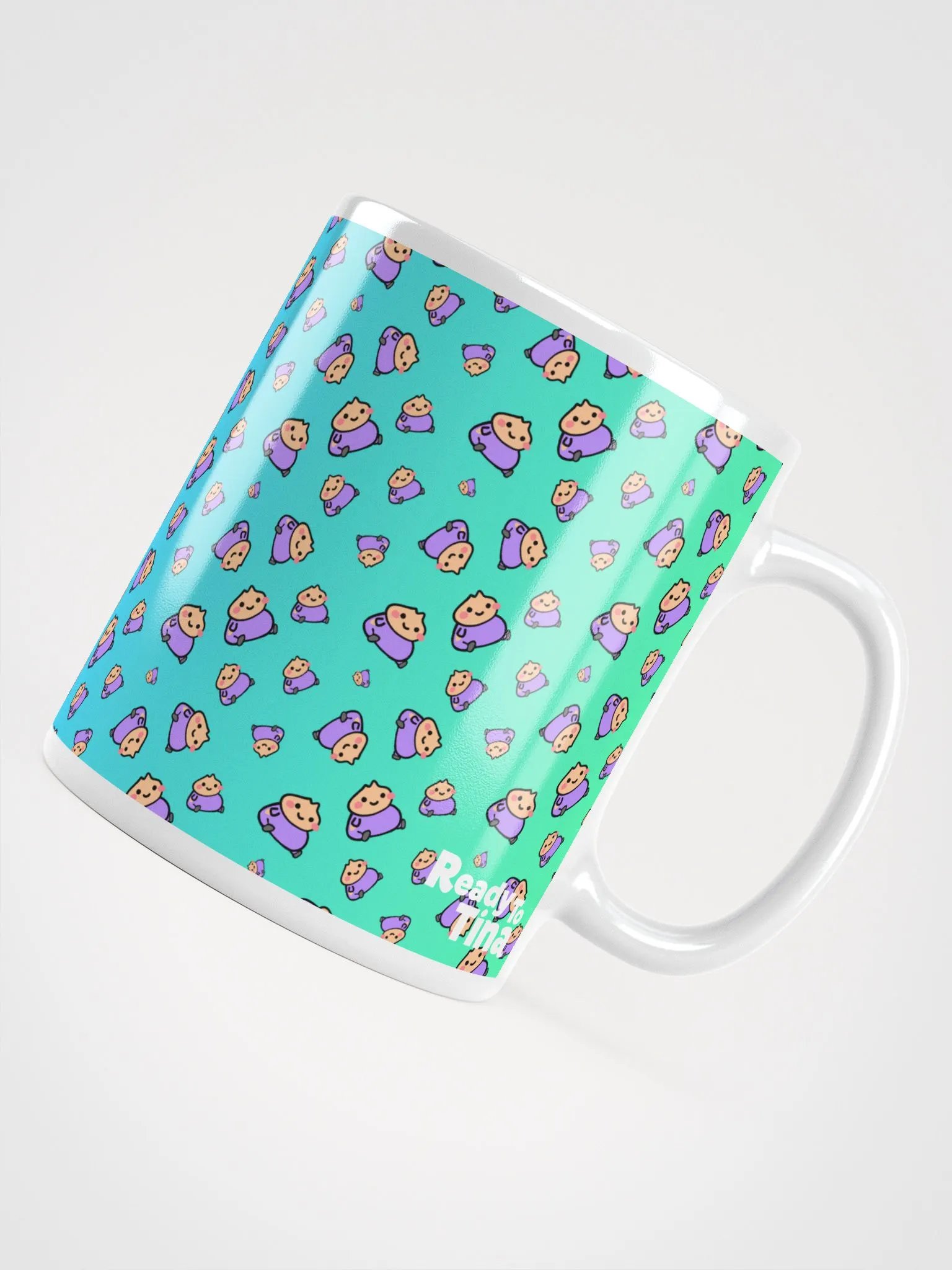 Dumpling Sitt | 1 | BIG | Pattern on Gradient | Glossy Mug product image (5)