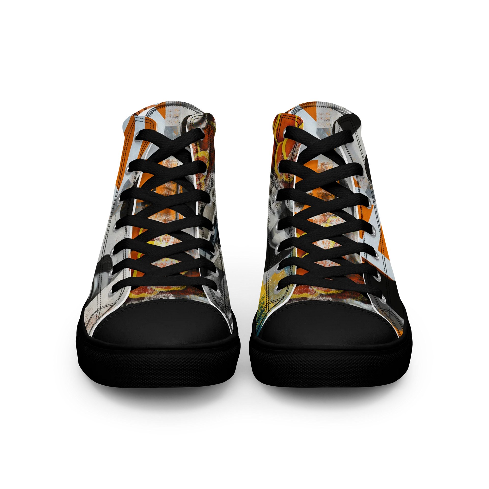 Mixed Media Artwork High Top Shoes product image (3)