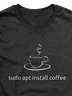 apt install coffee T-Shirt