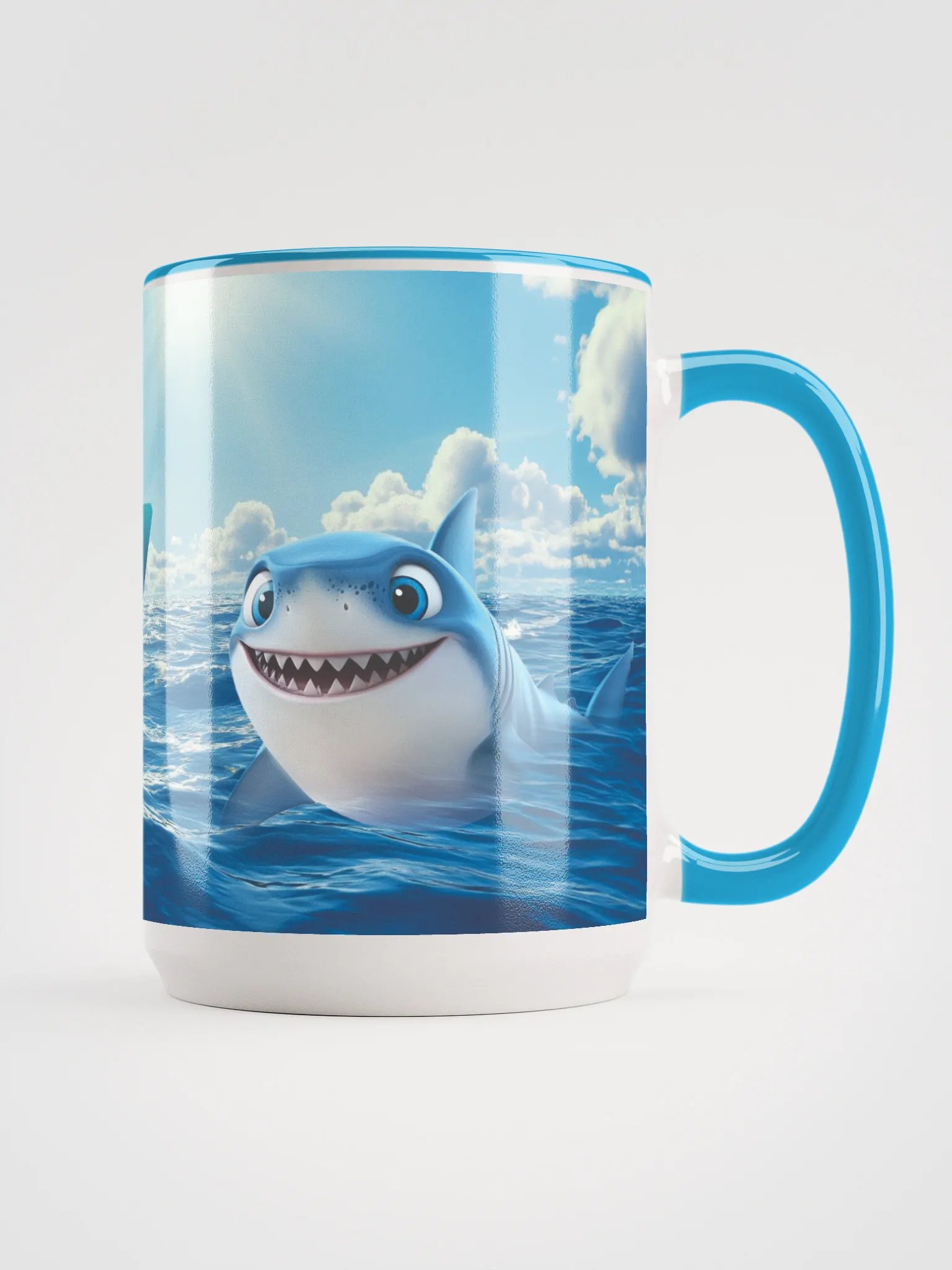 Blue Shark Cup 15oz product image (1)
