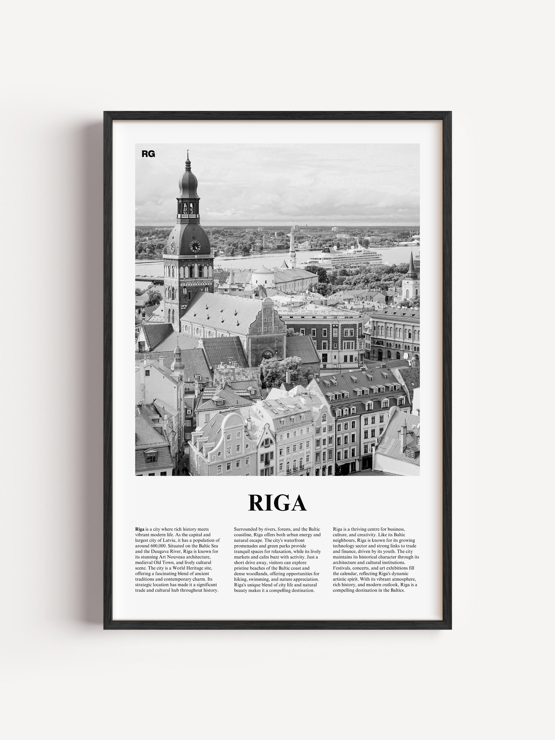 Riga 01 Newspaper Poster product image (1)