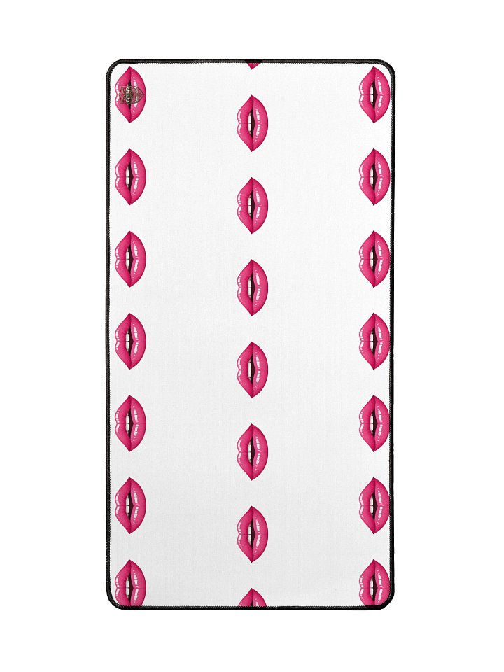 Pink Lips Large Mouse Pad by AdrenRush product image (2)