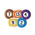 Pool Ball Pins Set B
