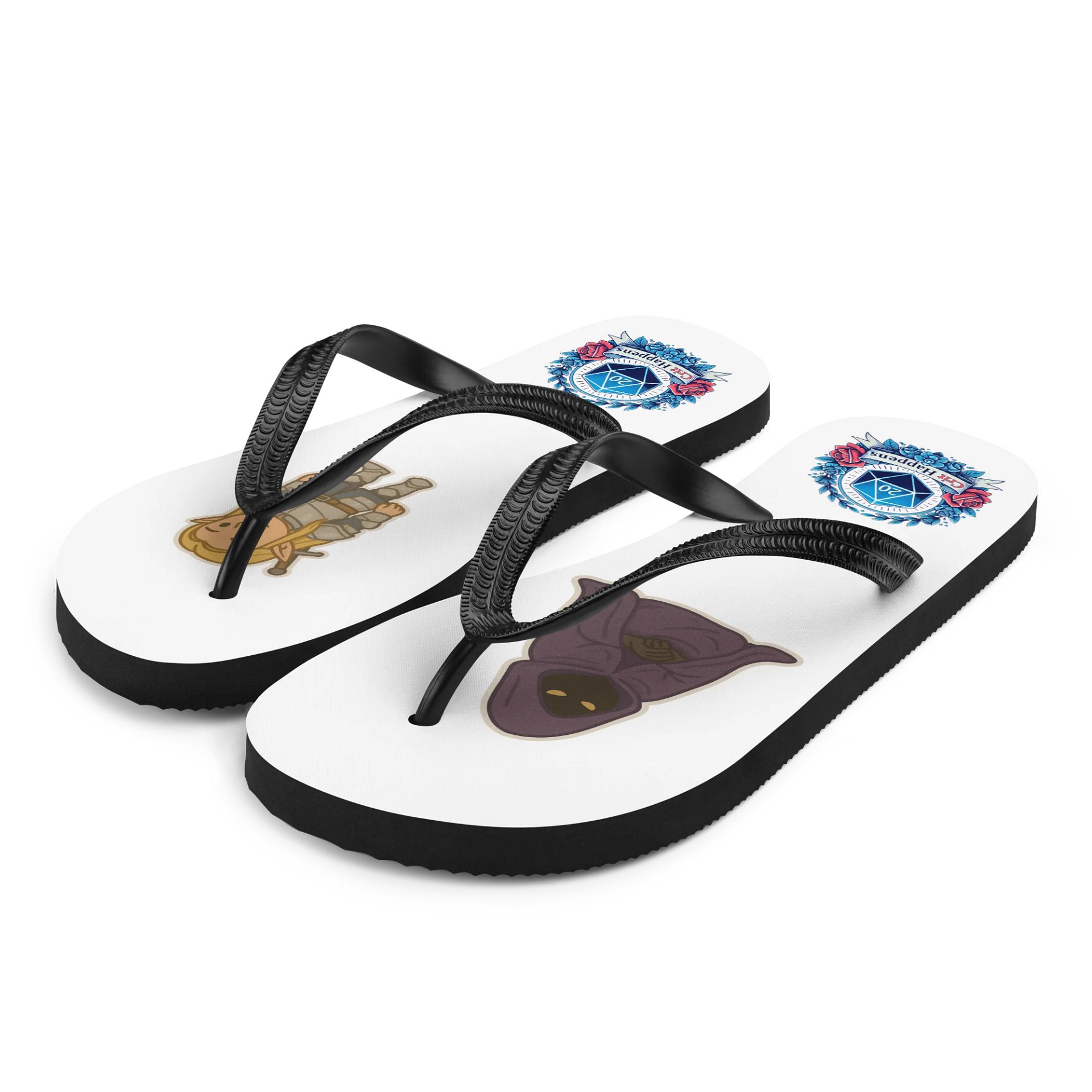Max & Kain Chibi Flip-Flops product image (1)