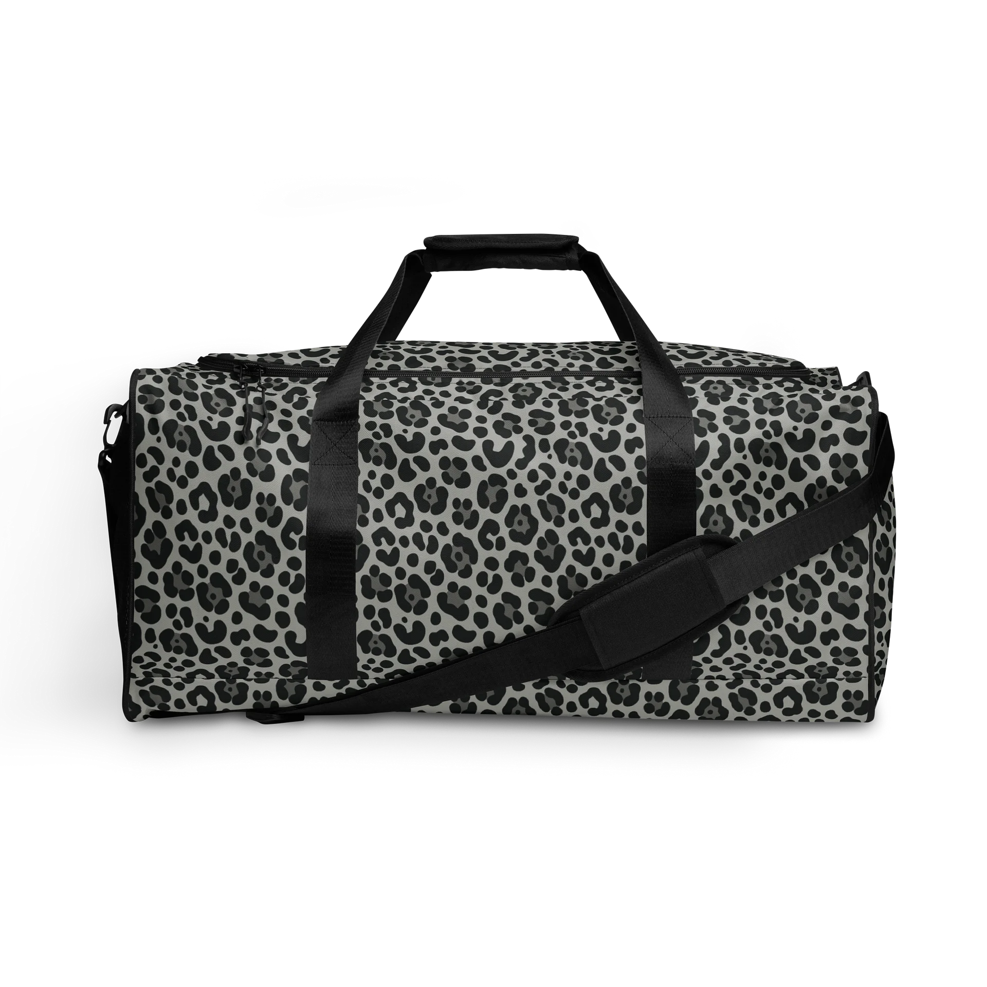 Bold Snow Leopard Print Duffle Bag for Travel product image (1)