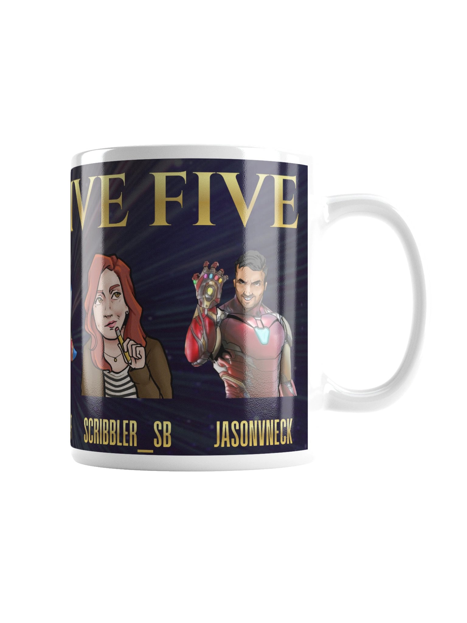 Warp Drive Five v3 White Mug product image (3)