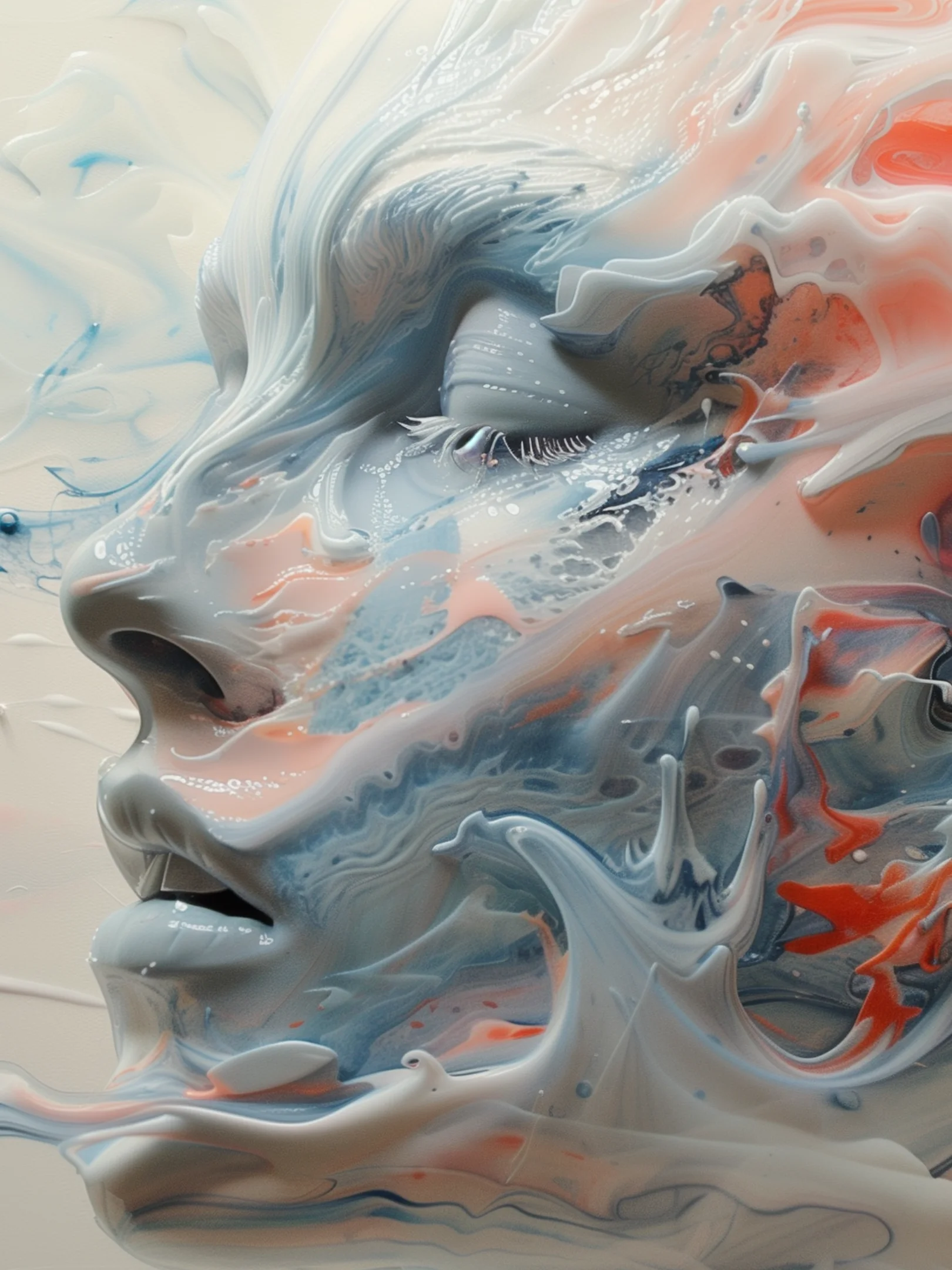 Calming and Relaxing Abstract Art Wallpaper Beautiful Aesthetic Visual ...