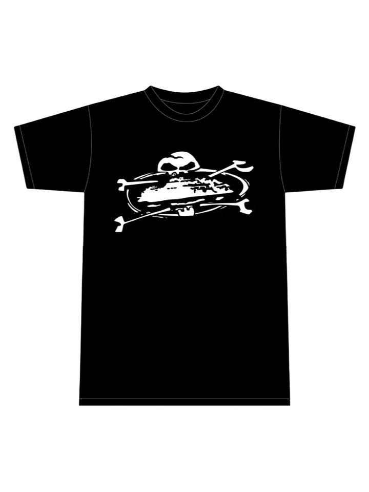 Corteiz Alcatraz Skull T-shirt Black product image (1)