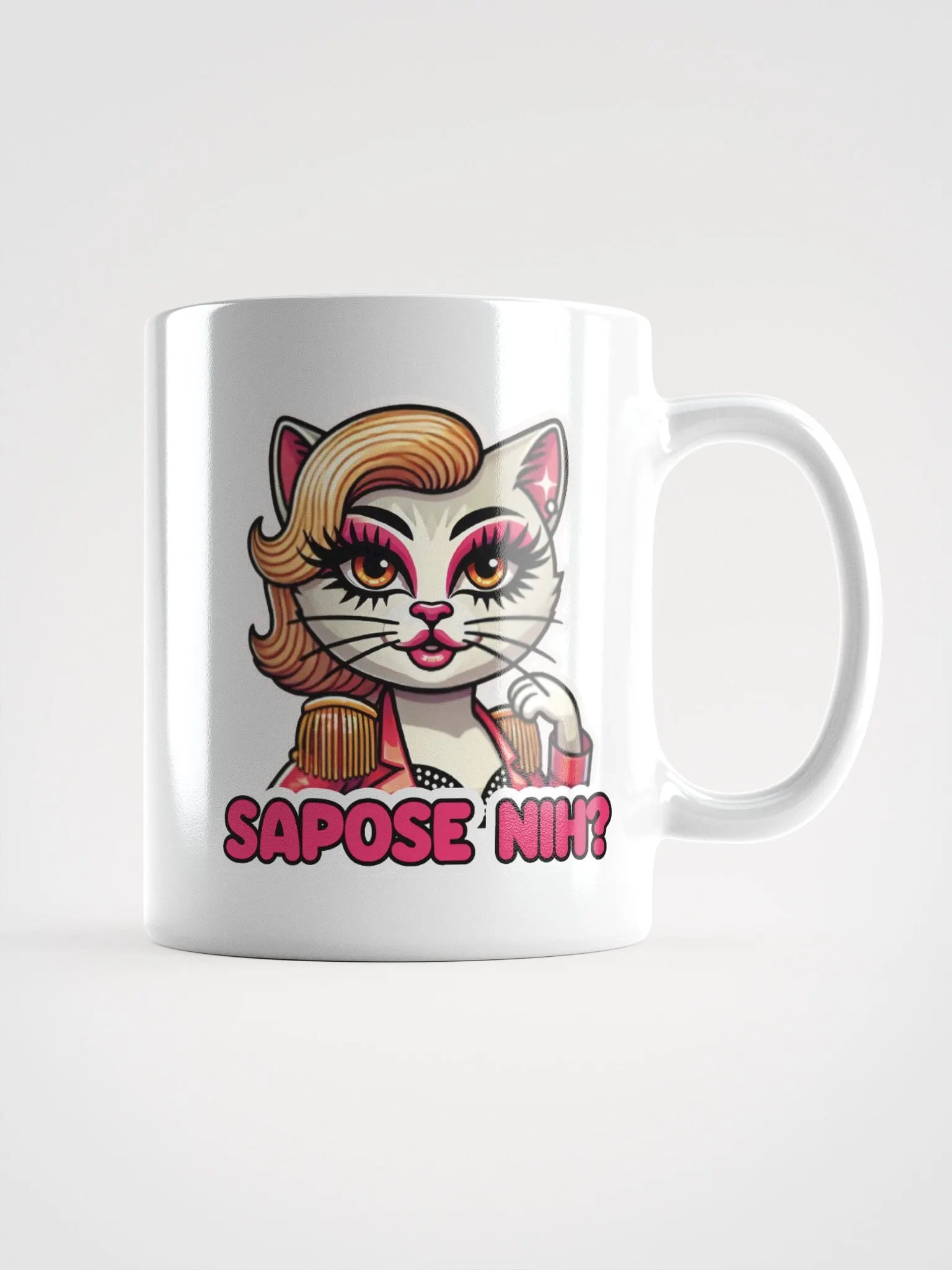 Sapose Nih? White Glossy Mug product image (1)