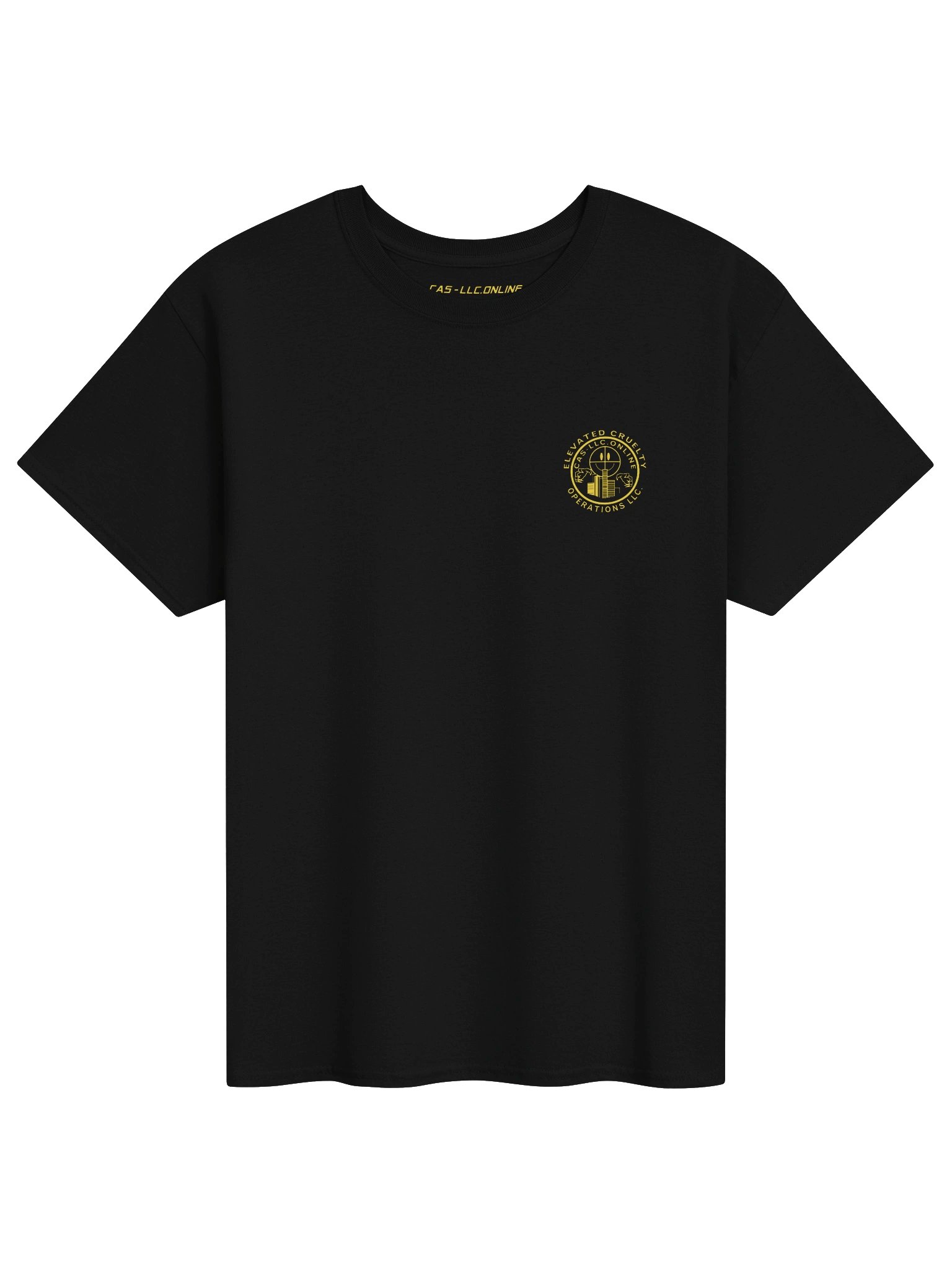 ELEVATED CRUELTY OPERATIONS LLC. NYLON GEAR FAN SHIRT but its yellow product image (1)