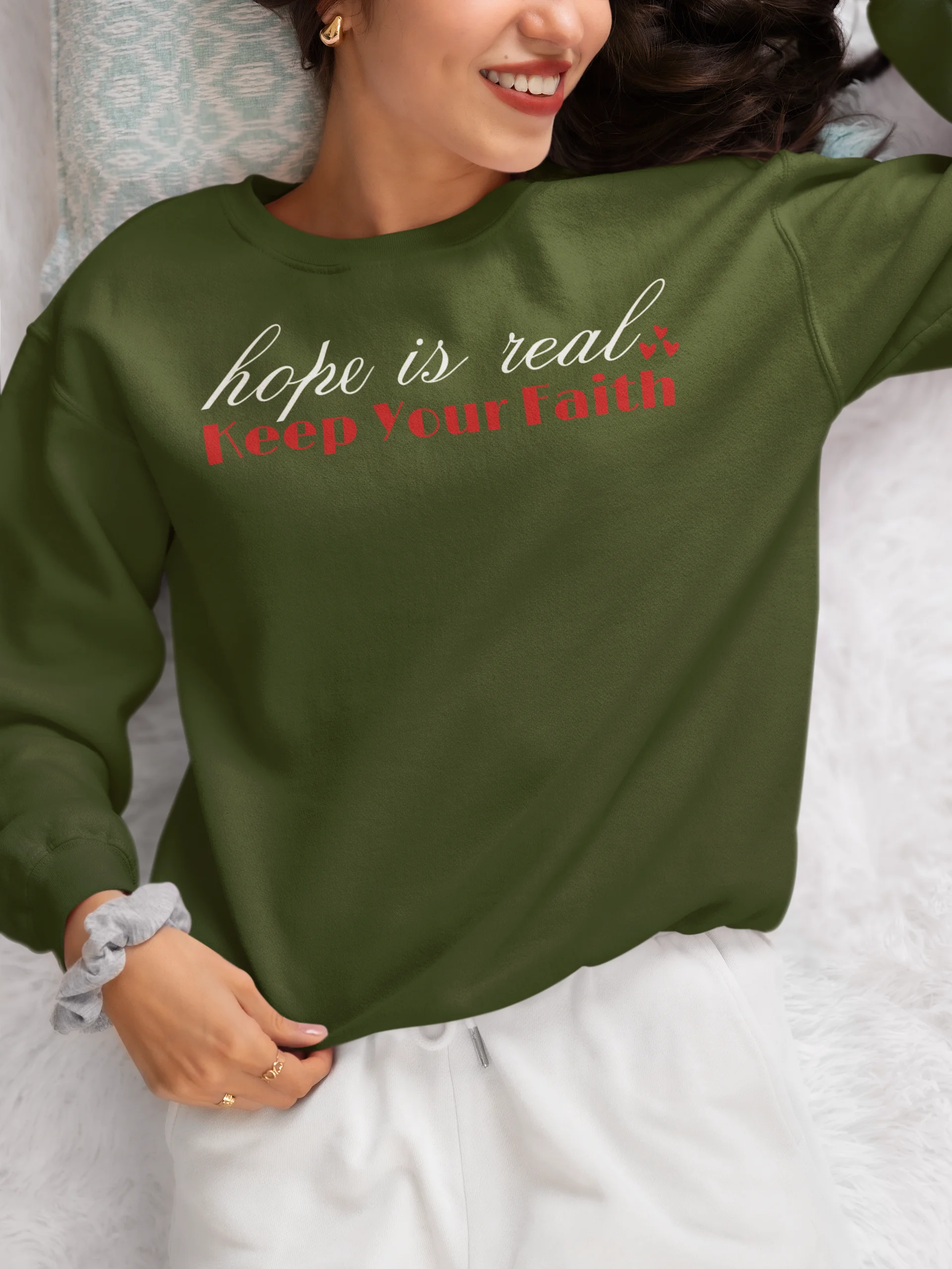 Keep Your Faith Gildan Crewneck Sweatshirt product image (1)