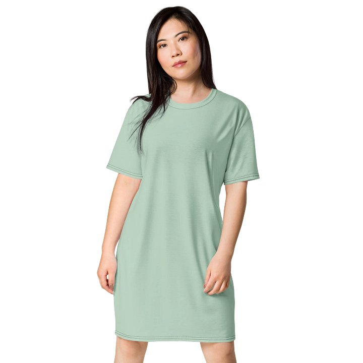 Oversized T-Shirt Dress - Serene Edgewater, Sizes 2XS-6XL product image (1)
