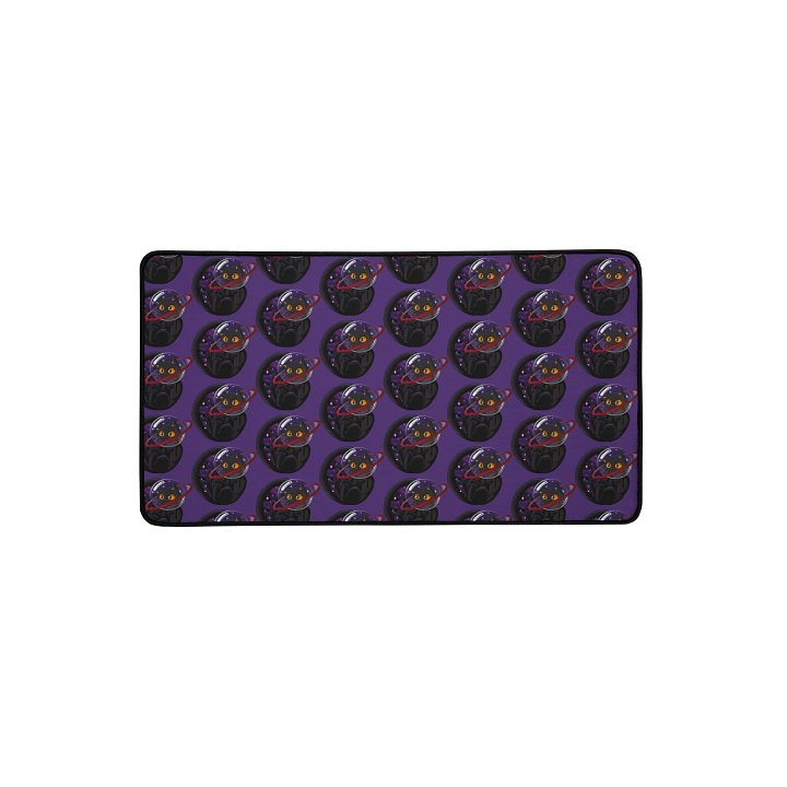 Sails Among the Stars – Straw Cat Cosmic Drift Deskmat product image (2)