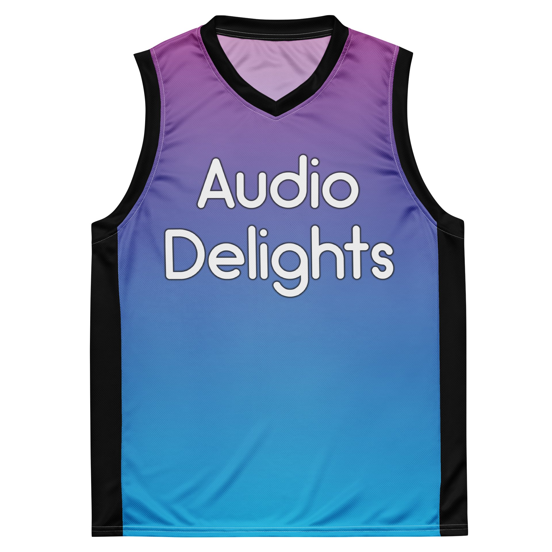Audio Delights Basketball Jersey product image (2)