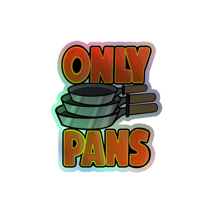 Only Pans Holographic Sticker product image (2)